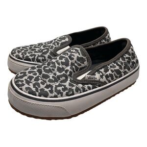 Vans Slip- er 2 Slip-on Comfort Shoes "Snow Leopard" Size Youth 3